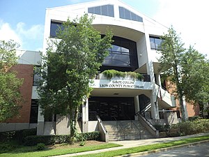 Leroy Collins Leon County Public Library from Park Ave.JPG