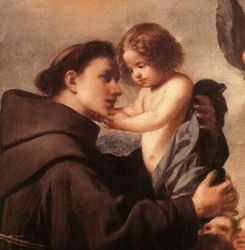 (PD) Painting: Antonio de Pereda Saint Anthony and the infant Jesus.