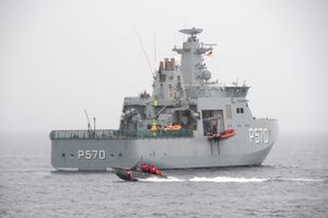 Royal Danish Naval Vessel Knut Rasmussen participates in Operation Nanook 2010.jpg