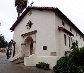(CC) Photo: Robert A. Estremo The reconstructed capilla (chapel) at Mission San Rafael Arcángel in December 2004.