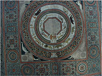 Roman floor mosaic from England.