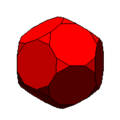 truncated dodecahedron: 12 decagon + 20 triangular faces, 60 vertices, 90 edges