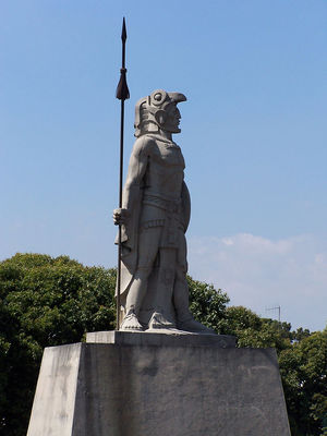 Tecun Uman statue-Guatemala City.jpg