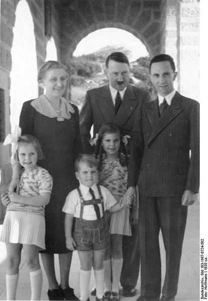 File:Goebbels family and Hitler.jpg