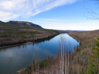 File:Liard River at Allen's Lookout on the Alaska Highway west of the Liard Hot Springs (10312527005).jpg