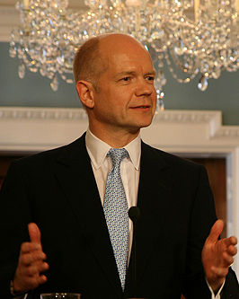 William Hague is currently the UK's foreign minister and therefore head of the Foreign Office.