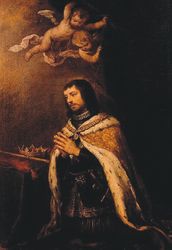 (PD) Painting: B.E. Murillo Saint Ferdinand III of Castile.