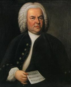 J. S. Bach. Portrait by Elias Gottlob Haussmann from 1746.