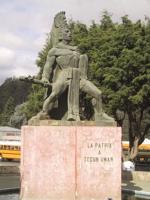 Tecun Uman statue-Quetzaltenango.jpg