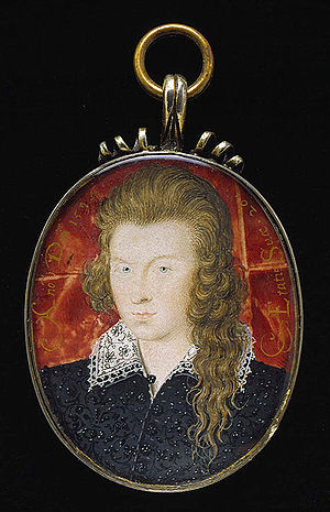 Miniature of Henry Wriothesley, 3rd Earl of Southampton, 1594. (Fitzwilliam Museum).jpg