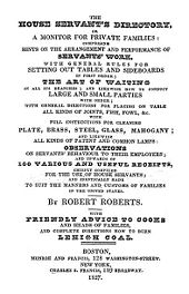 Robert Roberts The House Servant's Directory 1827 Book Cover.jpg
