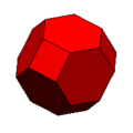 truncated octahedron: 8 hexagon + 6 square faces, 24 vertices, 36 edges
