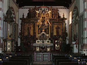 (CC) Photo: Larry Myhre The chapel interior t Mission San Fernando Rey de España.