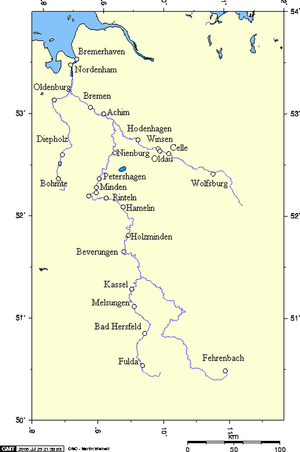Weser watershed.png